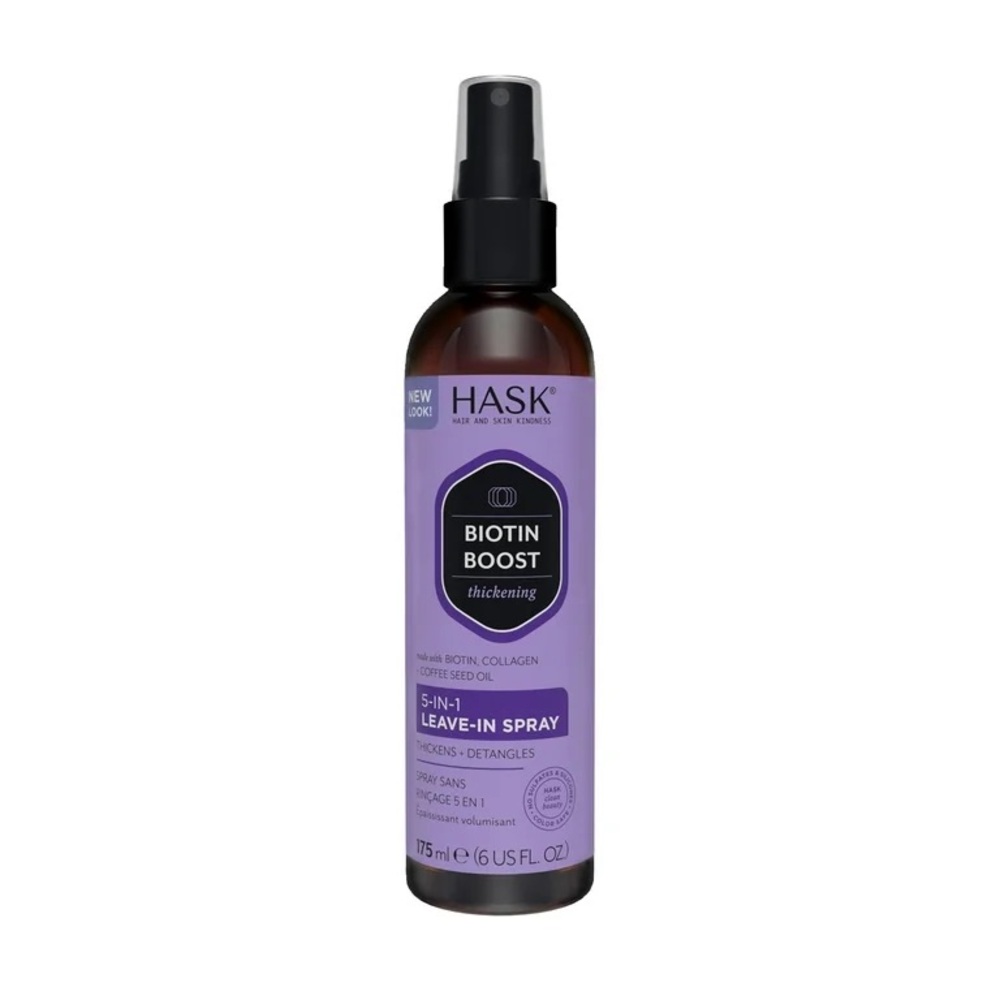Hask Biotin Boost Thickening 5-in-1 Leave-in Spray, 6 fl oz NWT